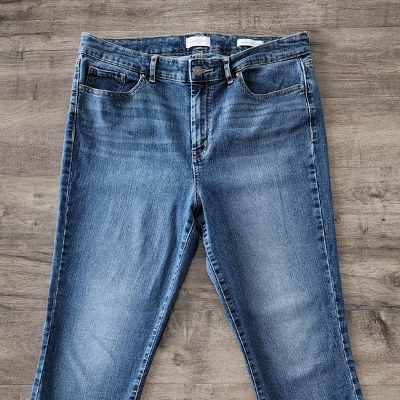 Jessica Simpson High Rise Skinny Ankle Blue Jeans Women's Size 14 - Picture 2 of 15